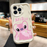 Disney Stitch Angel Lovers Phone Case For iPhone