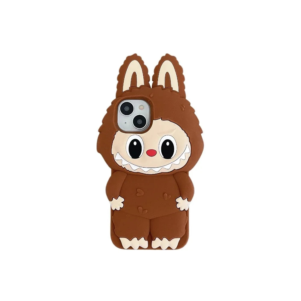 Kawaii 3D Cartoon Monster Rabbit Elf Phone Case For iPhone