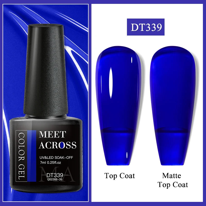 7ml Milky Jelly White Gel Nail Polish Natural Luster Long Lasting Nail Art All for Home DIY Manicure Soak Off UV LED Gel Vernis