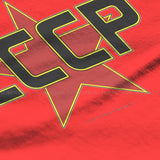 Russian USSR CCCP Creative TShirt for Men Over The Red Star  Round Neck Pure Cotton T Shirt Birthday Gifts Streetwear - Lootquake
