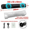 Altavoz Bluetooth de columna, altavoz portátil de alta potencia, barra de sonido para TV, ordenador, centro de música, radio con tarjeta TF, AUX, USB