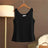 Original New Arrival 2024 Summer Fashion Brand Sleeveless Top Women's Chiffon Shirt Loose Plus Size Show Clothing Shirt Blouse - Lootquake