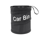 1 Car Garbage Bin, Car Storage Bin, Spiral Bucket, Double-Layer Oxford Cloth Foldable Garbage Bin