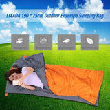 Saco de dormir portátil para exteriores Lixada de 190 x 75 cm, para acampar, viajar, senderismo, multifunción, ultraligero, 680 g, para mochileros.
