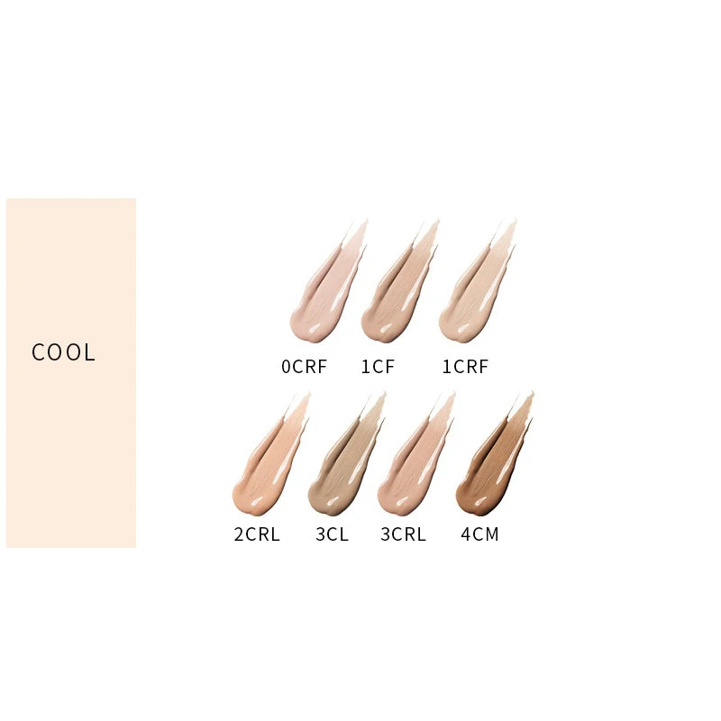 Face Foundation Makeup Base Cream Mineral Full Coverage Concealer No Cracking No Drying Waterproof Face Corrector