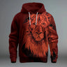 2024 Funny 3D Lion Printed Hoodies For Men Fashion Loose Sweatshirts Street Trend Harajuku Men's Clothes Autumn New Pullover - Lootquake