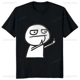 Middle Finger Funny Maniac Printed Man T Shirt Loose Casual Fashion Harajuku Hip Hop T-shirt Hipster Streetwear Comfort Clothing - Lootquake