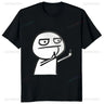 Middle Finger Funny Maniac Printed Man T Shirt Loose Casual Fashion Harajuku Hip Hop T-shirt Hipster Streetwear Comfort Clothing - Lootquake
