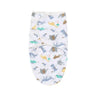 Baby Blanket Hat Set Cartoon Printed Cotton Newborn Swaddle Adjustable Infant Sleeping Swaddle Wraps All Seasons 0-6 Months