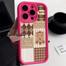 Retro Cute Bear Silicone Phone Case