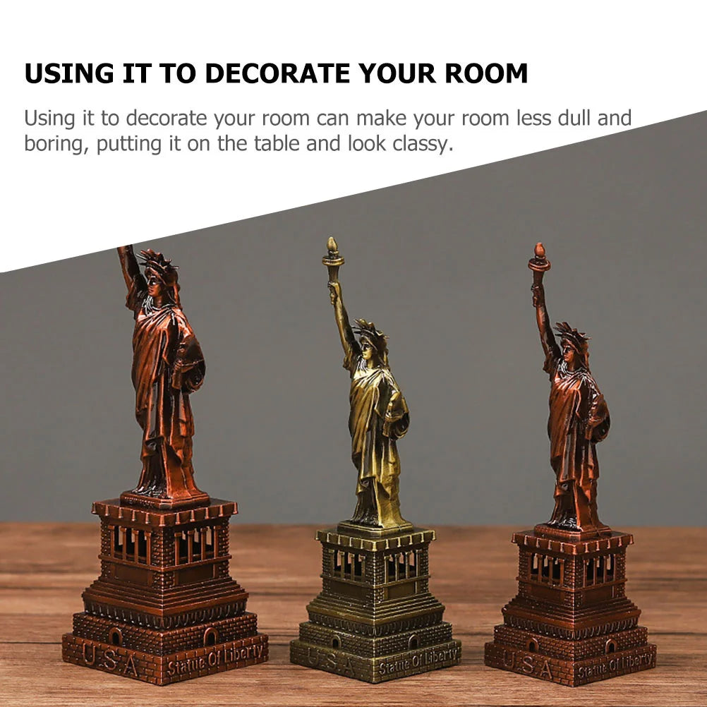 Statue of Gift Choice Craft Lighthouse Gifts Desktop for Office Home Decor Metal Ornament Garden Figurine The
