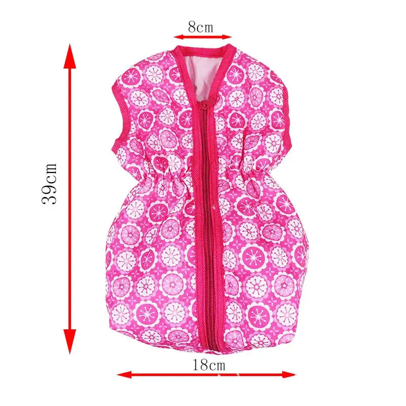 Mochila de moda para muñecas americanas de 15 a 18 pulgadas, asiento de seguridad, manta y saco de dormir, regalo para niñas.