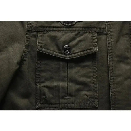 Men Work Jacket Spring and Autumn 2024 New Solid Color Retro Embroidery Outdoor Camping Windproof Coat Men Slim Fit windbreaker - Lootquake