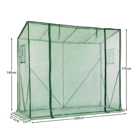 Tomato Greenhouse Foil Greenhouse Metal Frame Vegetable Plant Grow Tent Warm Waterproof Flower Household For Gardening Tools - Lootquake