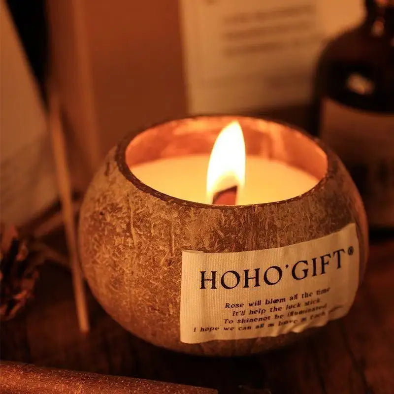 Bougies parfumées à la noix de coco, bougies d'ambiance au parfum avancé, décoration de chambre à coucher, souvenir créatif, cadeau d'anniversaire