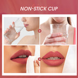 O.TWO.O 12 Color Liquid Lipstick Matte Finish Sexy Silky Lip Gloss Waterproof Kiss-proof Lasting Lip Glaze Lip Tint Cosmetics
