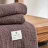 Maillard Cotton Blankets Four Layers Of Gauze Sofa Cover Blanket With Tassel AB Side Office Nap Decorative Bed Muslin Blanket