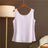 Original New Arrival 2024 Summer Fashion Brand Sleeveless Top Women's Chiffon Shirt Loose Plus Size Show Clothing Shirt Blouse - Lootquake
