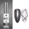 5ML Gold Silver Metallic Liner Paint Gel Polish Chrome Mirror Metal Effect Super Bright French UV LED Semi Permanent Nail Gel