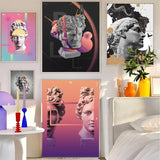 1pc-Statue David Graphic Designer Poster Paper Print Home Living Room Bedroom Entrance Bar Cafe Art Painting Decor