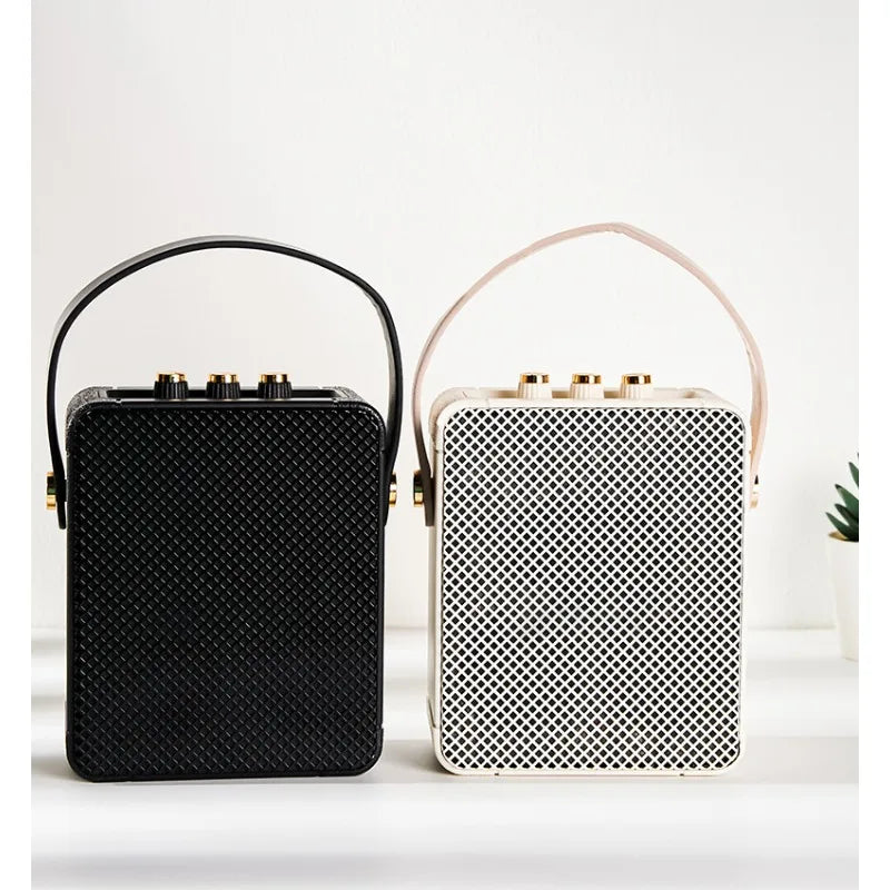 Altavoz Bluetooth inalámbrico pequeño, portátil, para exteriores, con barra de sonido de graves