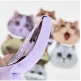 1/20 unidades de borlas de gato bonitas, base líquida, herramienta de maquillaje cosmético, corrector en polvo suave, belleza, borla de polvo de doble uso seca y húmeda