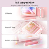 Altavoces Bluetooth para juegos, subwoofer USB portátil, sonido estéreo envolvente, amplificadores, barra de sonido, altavoces de escritorio para PC