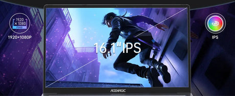 ACEMAGIC Gaming Notebook AMD Ryzen 7 5700U(Beat i7-1265U) ackbed Laptop Keyboard RAM 16GB NVME SSD 512GB "Full HD 1920x1080 - Lootquake