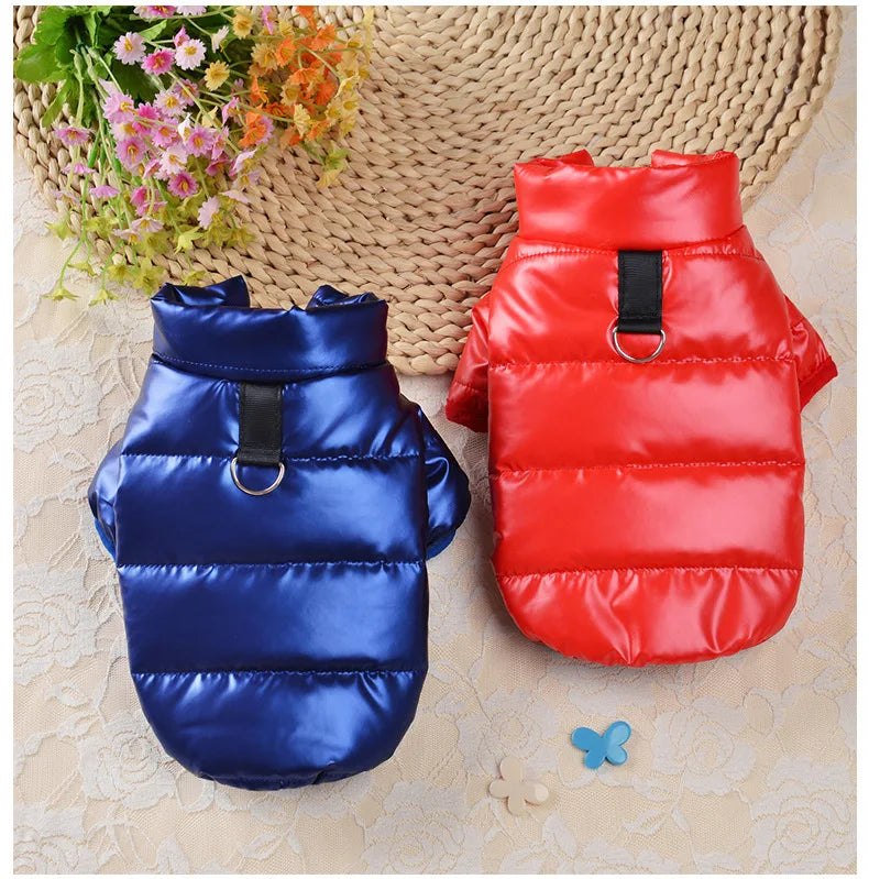 Veste imperméable pour petit chien, vêtements pour York, manteau pour petit chien, sweat à capuche pour chihuahua, produits pour animaux de compagnie, laisse pour chien, hiver
