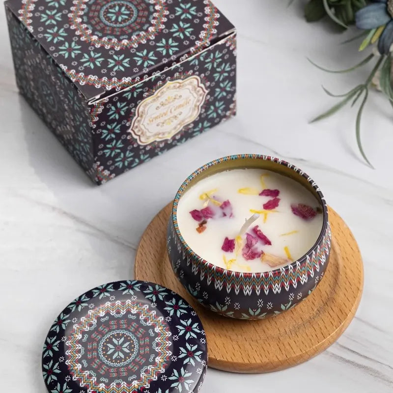 Vela perfumada hecha a mano con aromaterapia de soja natural. Ideal para cumpleaños, Año Nuevo, Día del Maestro, Navidad, fiestas y regalos del Día de la Madre.