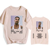A New Star World Tour 2025 Rels B Tshirt Hip Hop Unisex Streetwear Short Sleeve Round Neck Mens Tee-shirt Print Clothing Casual - Lootquake
