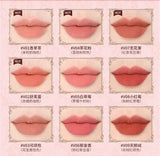 Crema labial Flower Knows Strawberry Cupid Cake, barra de labios hidratante mate, maquillaje de labios suave y sedoso, cosméticos profesionales.