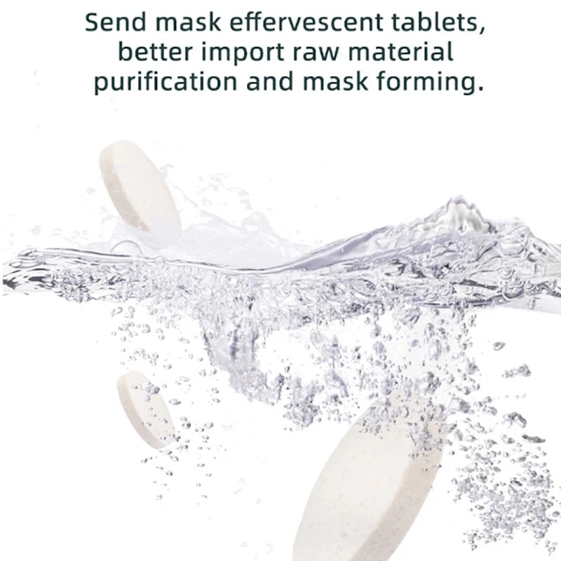 8/16/32pcs/set Collagen Face Mask Capsules Effervescent Tablets For DIY Natural Fruit Vegetable Facial Mask Maker Accessory Skin