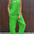 Summer Cotton And Linen Casual Outfits Female Fashion Solid Color Two-piece Set For Women Sleeveless Top Trousers Women's Suit - Lootquake