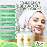 2 sueros faciales de colágeno, esencia líquida reafirmante, hidratante y nutritiva para el cuidado de la piel.