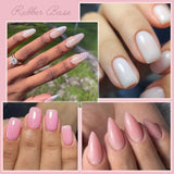 VENALISA 7.5ml Quick Construction Gel Semi Transparent Jelly Color Nail Gel Polish Strengthener Soak Off UV LED Nude Pink Gel