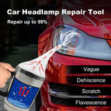 Car Headlight Polish Restoration Kit Car Headlamp Repair Renovation Kit 100ml Car Headlights Liquid Polymer Clean Auto Tool Set - Lootquake