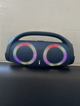 High power bluetooth speaker portable RGB colorful light waterproof wireless subwoofer 360 stereo surround TWS FM boombox