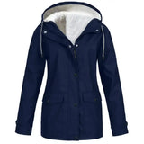 Women's Ski Jacket Warm Winter Snow Coat Waterproof Windbreaker Hooded Raincoat Snowboarding Jackets - Lootquake