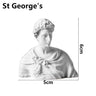 Miniature Desktop Ornament Home Decor Gypsum Portraits Greek Mythology Figurine Famous Sculpture Plaster Bust Statue