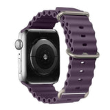 Silicone Strap For watch band 44mm 40mm 49mm 45mm 41mm 38mm accessorie correa bracelet iWatch Ultra 2 series 7 6 5 se 8 9 - Lootquake