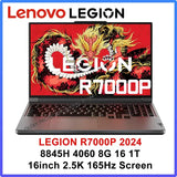 Lenovo LEGION R7000P 2024 Ryzen R7 8845H Geforce RTX4060 8GB 16G/32G RAM 1T SSD 16" 2.5K 165Hz Screen - Lootquake