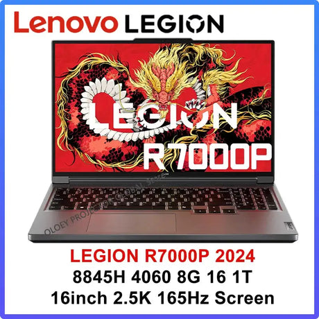 Lenovo LEGION R7000P 2024 Ryzen R7 8845H Geforce RTX4060 8GB 16G/32G RAM 1T SSD 16" 2.5K 165Hz Screen - Lootquake