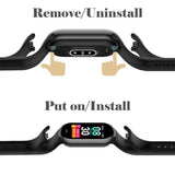 Correas deportivas para Xiaomi Mi Band 8-9 NFC, repuesto de pulsera de silicona Mi Band 9/8, resistente al agua, accesorios para Mi Band 9
