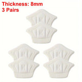 3pairs/6pairs Insoles Patch Heel Pads for Sport Shoes Back Sticker Adjustable Size Antiwear Feet Pad Cushion Insert Insole