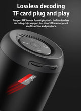 Altavoz Bluetooth inalámbrico con IA, control de voz artificial inteligente, tarjeta de inserción, audio pequeño, teléfono móvil, computadora de escritorio