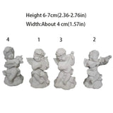 Crafts Peaceful Prayer Home Decoration Photo Props Garden Ornaments Character Sculpture Cupid Angel Statue Desktop Figurine