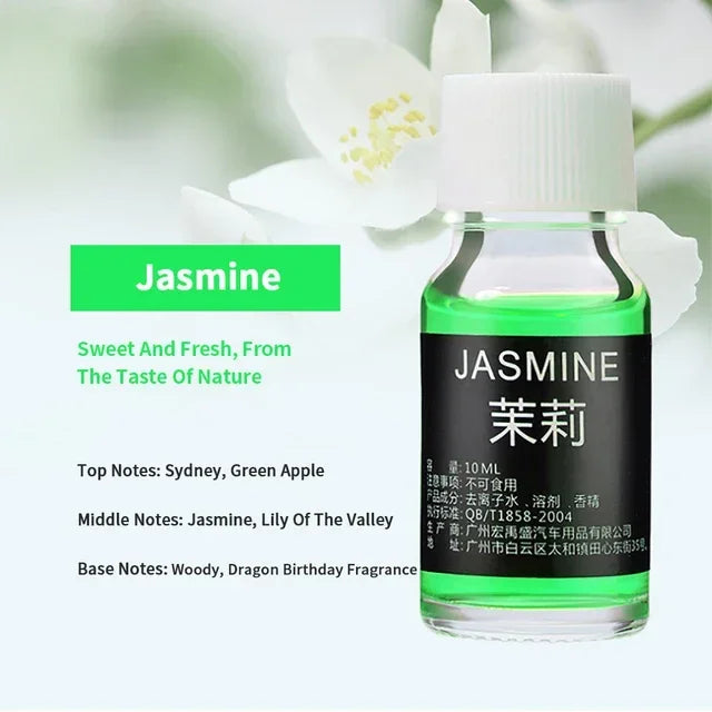 10ml Car Perfume Refill Air Freshener Natural Plant Essential Oil Aroma Diffuser Fragrance Humidifier Essential Oil Freshener