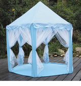 Portable Kids Toy Tipi Tent Princess Pink Girl Castle Play House Children Small House Folding Playtent Party Castle Child Room - Lootquake