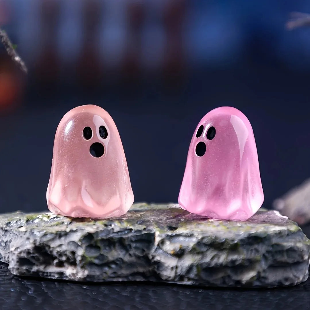 Cute Resin Halloween Decorations, DIY Hanging Ornaments for Micro Landscapes & Spooky Scenes